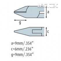 Boční kleště 3132HS22 s malou fasetou