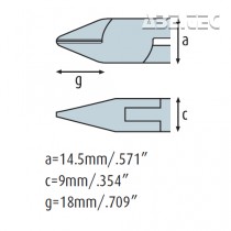 Boční kleště 3322HS02 silné, s malou fasetou