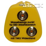 Zemnicí box do zásuvky, evropský plug, 3 x 10mm patent, 1MΩ rezistor, 231145