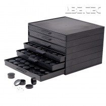 Úložná skříňka na SMD, 6 zásuvek, 252 přihrádek, 258x273x187mm, 237650