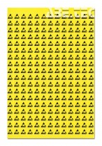 Lepicí štítky - základní ESD symbol, 12x12mm, 60ks/list