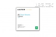 Termofólie pro vakuové tváření Clear Sheet, transparentní, 20ks