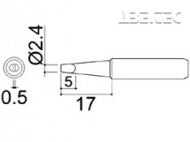 Pájecí hrot  900M-T-2.4D