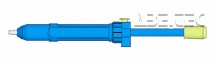 Nákres ruční odsávačky cínu Hakko DS-01P