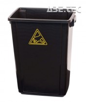 ESD odpadkový koš, 60 litrů, 460x310x600mm