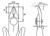 Štípací kleště ITR 58 D, ESD