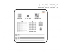Mřížky 0,5x0,5mm,1x1mm, 2,56mm, tl. čar od 0,mm