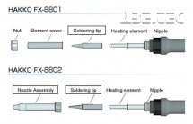 Pájecí hrot T18-CF15 použití