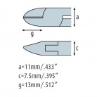 Boční kleště 3201HS22 s fasetou