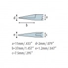 Úchopové kleště špičaté 4441HS12 hladké