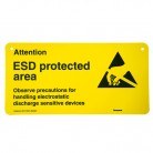 DESCO Europe - Výstražný štítek EPA, pevný, 300x150mm, 229135