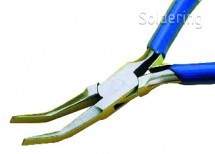 OEM BM - Úchopové kleště se zahnutými rovnými čelistmi, 140mm