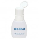 DESCO Europe - ESD dávkovací lahvička Twist-Lock, bílá, nápis "Alcohol", 240ml, 35216
