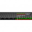 Vodivá protiúnavová podlahová pryž Statfree i™, rohož 12,7x600x900mm, černá, 80650