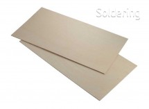 OEM CO - Překližka z březového dřeva 600 x 300 x 4 mm, 2 ks