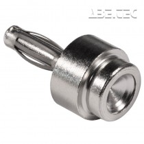 DESCO Europe - Redukce 4mm banánek na 10mm patent, 1ks/bal