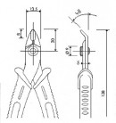 Štípací kleště TR 25 50