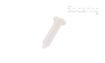 OEM PR - Dávkovací kartuš DispensTec, bez pístu, 10cc, transparentní, 50ks/bal