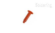 OEM PR - Dávkovací kartuš DispensTec, bez pístu, 10cc, oranžová, 50ks/bal