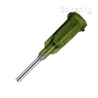 OEM PR - Dávkovací jehla DispensTec, kovová, 14G, 1,5mm, 12,7mm, olivová, 50ks/bal