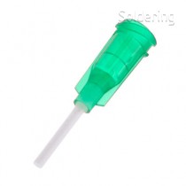 OEM PR - Dávkovací jehla DispensTec, plastová flexibilní, 18G, 0,80mm, 12,7mm, zelená, 50ks/bal