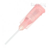 OEM PR - Dávkovací jehla DispensTec, plastová flexibilní, 20G, 0,62mm, 12,7mm, růžová, 50ks/bal