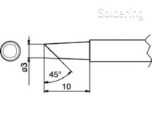 Hakko - Pájecí hrot T1-3BCF