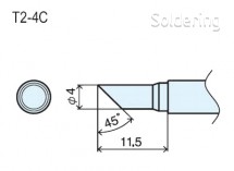 Hakko - Pájecí hrot T2-4C
