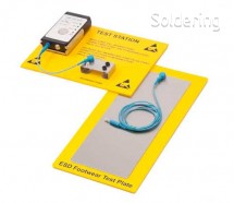 OEM PR - ESD testovací stanice StaticTec pro kontrolu ESD náramků a obuvi, sada