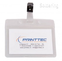 OEM PR - ESD plastové visačky na jmenovky, se svorkou, 10ks