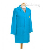 OEM PR - ESD plášť StaticTec, 3/4 délka, modrý, XS