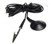 OEM PR - Uzemňovací kabel StaticTec, 1,8m, 10mm/banánek, 1MOhm, černý