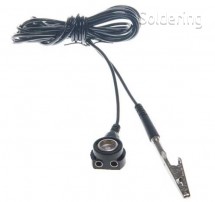 OEM PR - Zemnicí box StaticTec, 2,5m kabel, 10mm female/2x4mm zdířka, 1MOhm