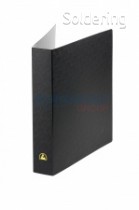 OEM PR - ESD čtyřkroužkový pořadač StaticTec, A4, 25mm, černý